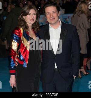 London, UK. 17. März 2016. Jamie Oliver in europäische Filmpremiere of'Eddie The Eagle "in London, Kredit 17.03.2016: Dpa picture-Alliance/Alamy Live News Stockfoto