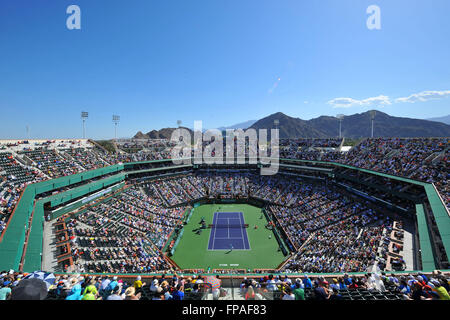 Indische Brunnen, Kalifornien, USA. 17. März 2016. BNP Paribas Open Tennisturnier. Indian Wells Tennis Garden © Aktion Plus Sport/Alamy Live-Nachrichten Stockfoto