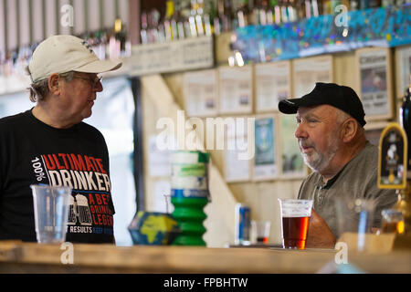 Hillside Brewery, Gloucestershire, Handwerk Bierbrauerei Stockfoto