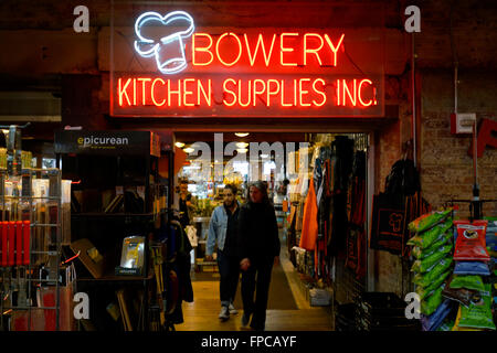 Bowery Küche liefert Inc in Chelsea Market, Meatpacking District, Manhattan, New York City, USA Stockfoto