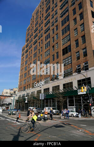 Google Büro in New York in Chelsea, Manhattan, New York City, USA Stockfoto