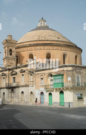 Seitenstraßen von Mosta auf Malta Stockfoto