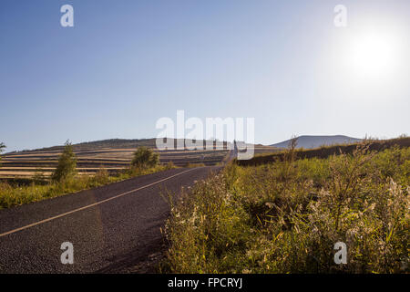 Grünland-Landschaft in der Provinz Hebei, China Stockfoto