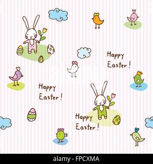 Ostern nahtlose Muster Stock Vektor