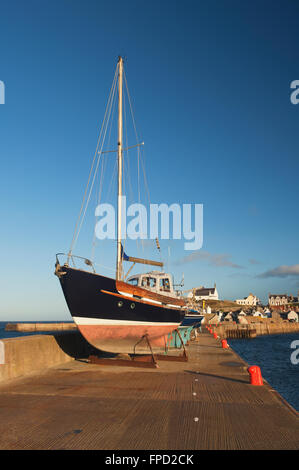 Das Dorf Findochty - Moray, Schottland. Stockfoto