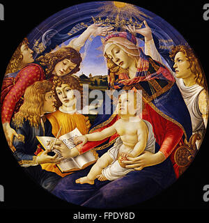 Sandro Botticelli - Madonna del Magnificat Stockfoto