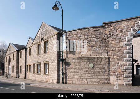 Ruthin Gaol ist die nur speziell Pentonville Stil Gefängnis Öffnen der Öffentlichkeit als Erbe Attraktion. Stockfoto