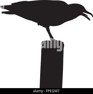 Vektor-Möwe Stock Vektor