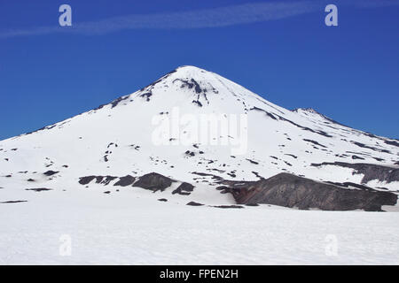 Vulkan Llaima, Nordwesten, Conguillio Nationalpark, Patagonien, Chile Stockfoto