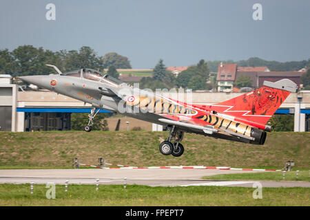 Französische Luftwaffe (Armée de l ' Air) Dassault Rafale multirole Kämpfer Flugzeuge. Stockfoto