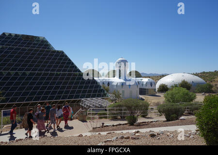 University of Arizona Biosphäre 2 in Oracle, Arizona in der Nähe von Tucson Stockfoto