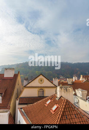 Petrin Aussichtsturm in Prag Stockfoto