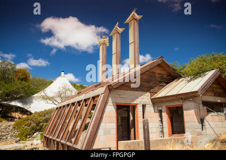 Poly-Canyon-Design-Village oder Architektur Friedhof, California Polytechnic State University in San Luis Obispo, Kalifornien Stockfoto