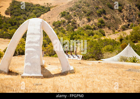 Poly-Canyon-Design-Village oder Architektur Friedhof, California Polytechnic State University in San Luis Obispo, Kalifornien Stockfoto