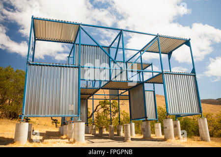 Poly-Canyon-Design-Village oder Architektur Friedhof, California Polytechnic State University in San Luis Obispo, Kalifornien Stockfoto