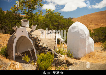 Poly-Canyon-Design-Village oder Architektur Friedhof, California Polytechnic State University in San Luis Obispo, Kalifornien Stockfoto