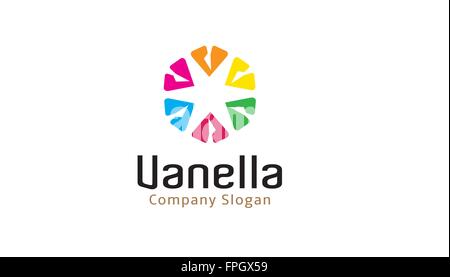 Abstrakte Farben Design Illustration Stock Vektor