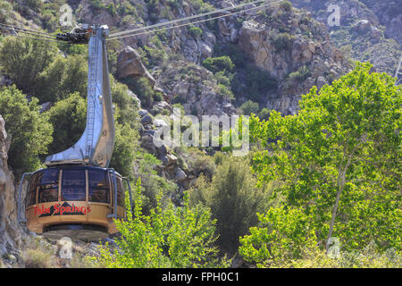 Palm Springs Aerial Tram in Palm Springs, Kalifornien Stockfoto