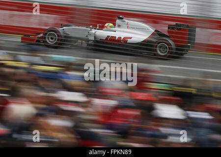 Melbourne, Australien. 19. März 2016. ESTEBAN GUTIERREZ von Mexiko und Haas F1 Team fährt, während das dritte freie Training des 2016 Formel 1 Australian Grand Prix im Albert Park Circuit in Melbourne, Australien. Bildnachweis: Daniele Paglino/ZUMA Draht/Alamy Live-Nachrichten Stockfoto