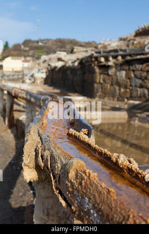 Alten Salinen Añana, Alava, Baskenland, Spanien Stockfoto