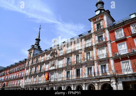 Casa De La Panaderia am Plaza Mayor in Madrid, Spanien Stockfoto