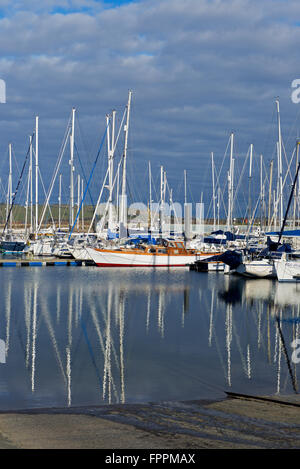 Troon Yacht Haven, South Ayrshire, Schottland, Großbritannien Stockfoto