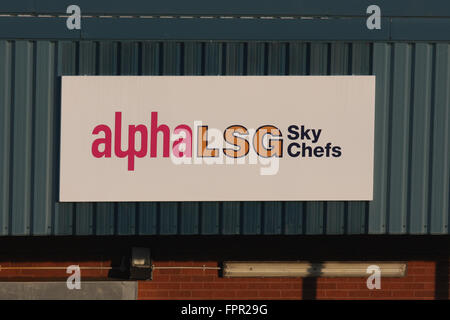 ALPHA LSG SKY-CHEF IN FLIGHT CATERING Stockfoto