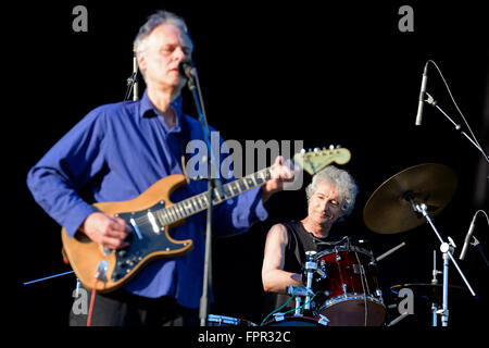 BARCELONA - 30 Mai: Fernsehen (legendäre Rockband) Leistung bei Heineken Primavera Sound Festival 2014. Stockfoto