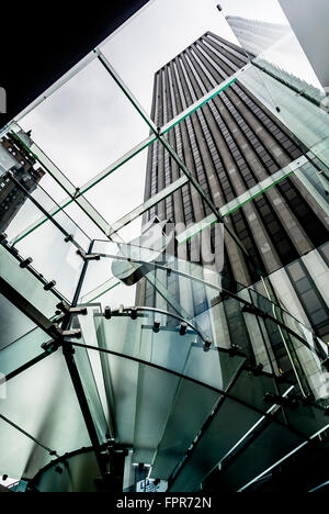 Apple Store 5th Avenue New York, Vereinigte Staaten Stockfoto