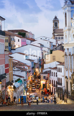 Salvador - die alten portugiesischen kolonialen Zentrum Stockfoto