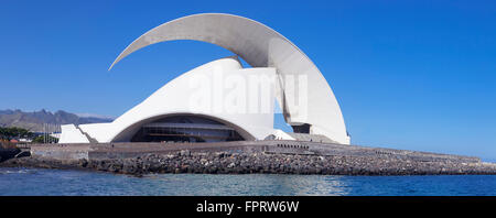 Auditorium von Santiago Calatrava, Kongress- und Concert Hall, Insel Santa Cruz, Teneriffa, Kanarische Inseln, Spanien Stockfoto