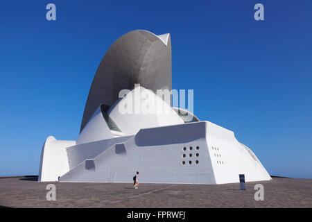 Auditorium von Santiago Calatrava, Kongress- und Concert Hall, Insel Santa Cruz, Teneriffa, Kanarische Inseln, Spanien Stockfoto