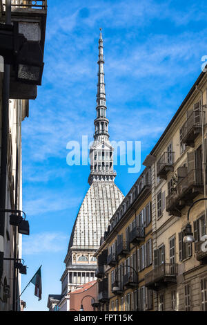 Blick auf die Mole Antonelliana, Turin Stockfoto