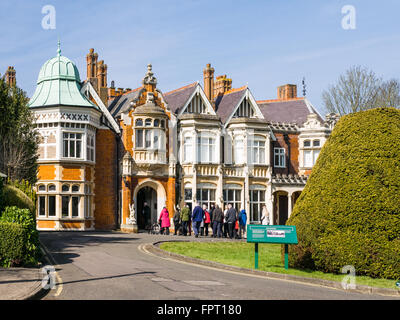 Herrenhaus in Bletchley Park, England. . Stockfoto