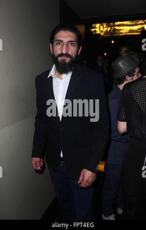 Stürmischer Montagsparty im Tanzbar Tausend während der 66. jährlichen internationalen Filmfestspiele Berlin (Berlinale) Featuring: Numan Acar wo: Berlin, Deutschland: 16. Februar 2016 Stockfoto