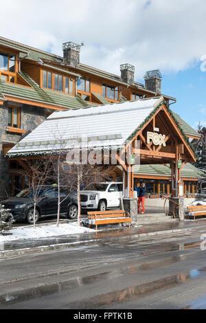 Der Fox Inn Banff Kanada im Banff Nationalpark Stockfoto