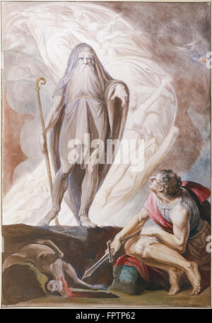 John Henry Fuseli - Teiresias prophezeit die Zukunft von Odysseus - 1780 1785 Stockfoto