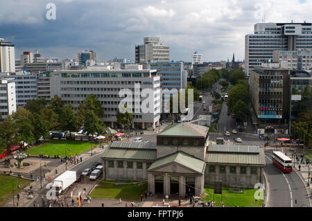 Ansichten von Wittenbergplatz in Kurfürstendamm vom KaDeWe, Tauentzienstrasse.  Wittenbergplatz (nach der Stadt des gleichen Namens) ist Stockfoto