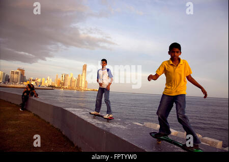 Punta Paitilla, Panamá Stockfoto