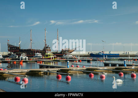 Yachthafen in Gdynia, Polen. Stockfoto