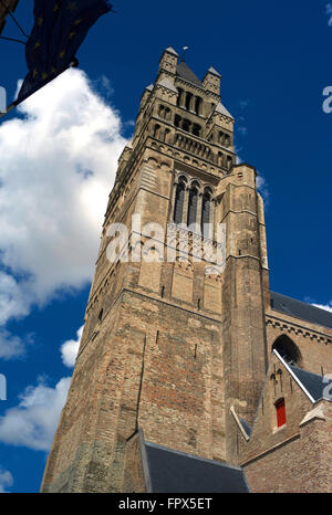 Heilig-Erlöser-Kathedrale (Sint-Salvatorskathedraal), Brüggen, Belgien Stockfoto