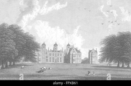 WARCS: Aston Hall, Warwickshire: Westall, antiken print 1830 Stockfoto