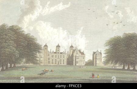 WARCS: Aston Hall, Warwickshire: Westall, antiken print c1833 Stockfoto