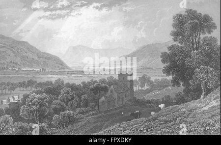 WALES: Neue Radnor, Radnorshire: Gastineau, antiken print 1831 Stockfoto