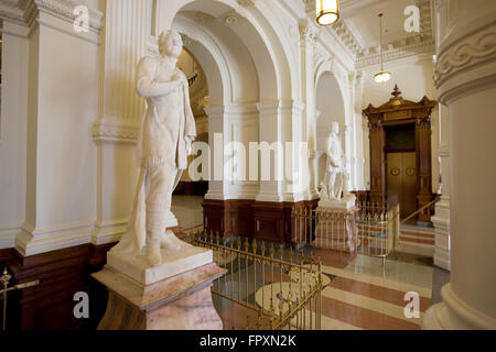 Die eleganten Eingang zum Capitol Rotunde des 1888 Texas State Capitol Gebäude in Austin, Texas, USA Stockfoto