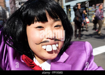 Cosplayer auf der jährlichen Nipponbashi Street Festa in Osaka, Japan. Stockfoto