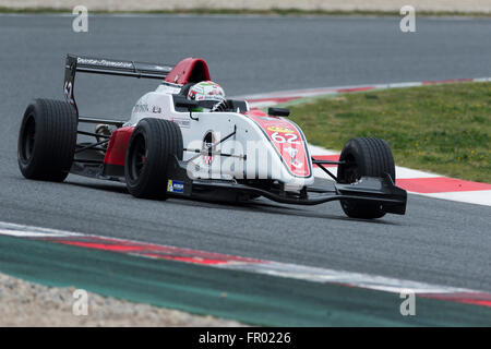 Montmelo, Spanien. 19. März 2016. Treiber Hurni Christophe. Herausforderung-Formel. V de V Endurance Serie. Montmelo, Spanien. 19. März 2016 Credit: Miguel Aguirre Sánchez/Alamy Live-Nachrichten Stockfoto