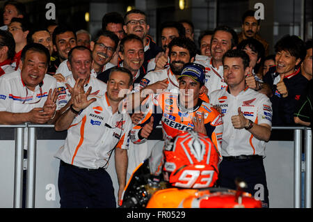 Losail International Circuit, Doha, Katar. 20. März 2016. Commercial Bank Grand Prix von Katar. Marc Marquez (Repsol Honda) Credit: Aktion Plus Sport/Alamy Live-Nachrichten Stockfoto