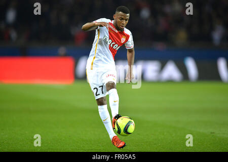 Paris, Frankreich. 20. März 2016. Französischen Liga 1 Fußball. Paris Saint-Germain gegen Monaco. Thomas LEMAR (Mo) Credit: Action Plus Sport/Alamy Live News Stockfoto