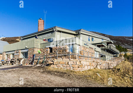 Cairngorm Mountain unteren Standseilbahn Installation auf Cairn Gorm im Cairngorms-Nationalpark-Schottland Stockfoto